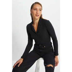 Trendyol Black Knitwear Look Knitted Body