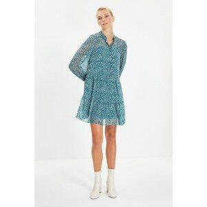 Trendyol Multicolored Patterned Buttoned Dress