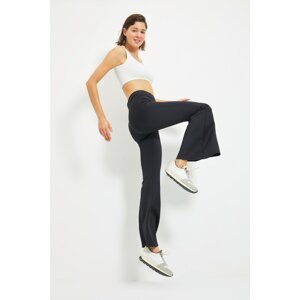 Trendyol Black Flare Knitted Trousers