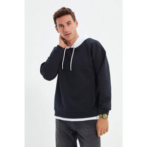 Trendyol Navy Men Regular Fit Sweatshirt