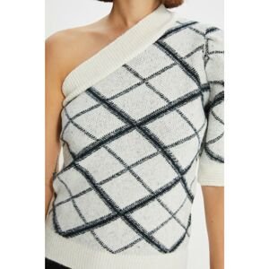 Trendyol Gray Single Sleeve Knitwear Sweater