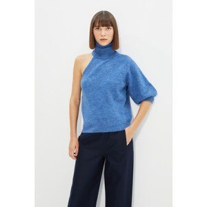 Trendyol Blue Single Sleeve Knitwear Sweater