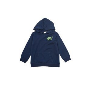Trendyol Navy Blue Embroidered Hooded Boy Knitted Sweatshirt