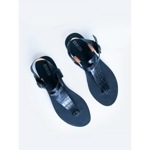 Big Star Woman's Sandals Shoes 207791  SkÃra naturalna-906