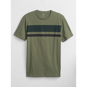 GAP T-shirt crew chest stripe t-shirt