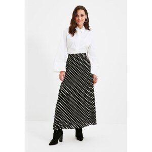 Trendyol Black Polka Dot Skirt