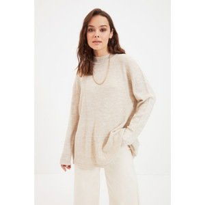 Trendyol Beige Knitwear Sweater