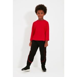 Trendyol Black Line Detailed Boy Knitted Slim Sweatpants