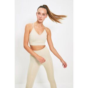 Trendyol Sports Bra - Beige - Plain