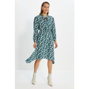 Trendyol Green Collar Detailed Dress