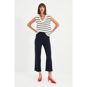 Trendyol Navy Blue Straight Cut Trousers