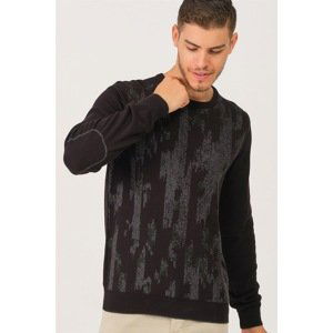 V9306 DEWBERRY DIO RISE MEN'S SWEATER-BLACK