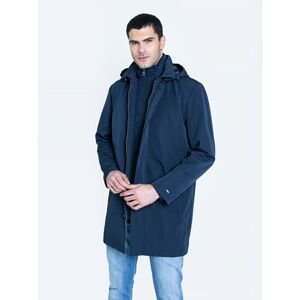 Big Star Man's Coat Outerwear 130234 Light blue Woven-404