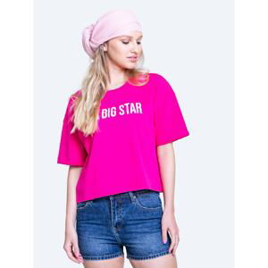 Big Star Woman's T-shirt_ss T-shirt 152043 Brak Knitted-602