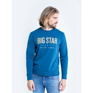 Big Star Man's Sweatshirt Sweat 152527 Brak Knitted-302