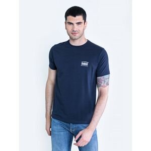 Big Star Man's T-shirt_ss T-shirt 152086 Blue Knitted-403