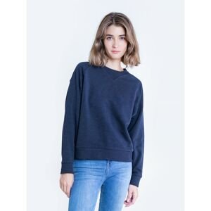 Big Star Woman's Sweatshirt Sweat 171092 Blue Knitted-403