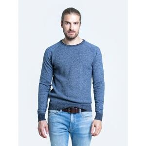 Big Star Man's Sweater Sweater 160934 Navy Wool-402