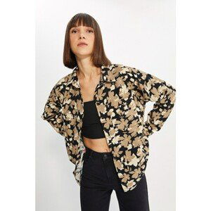 Trendyol Black Printed Shirt