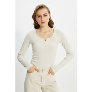 Trendyol Beige Knitted Blouse