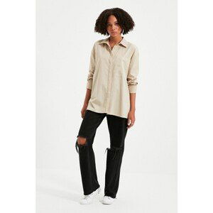 Trendyol Stone Button Shirt