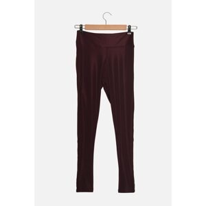 Trendyol Plum Knitted Sports Leggings