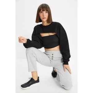 Trendyol Gray Basic Jogger Knitted Sweatpants