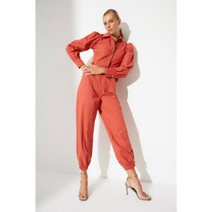 Trendyol Tile Balloon Sleeve Jumpsuit