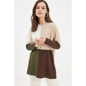 Trendyol Brown Knitted Tunic
