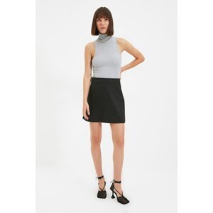 Trendyol Anthracite Mini Skirt
