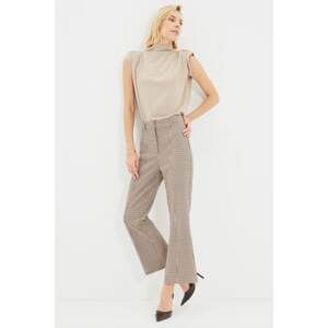 Trendyol Brown Wide Leg Trousers