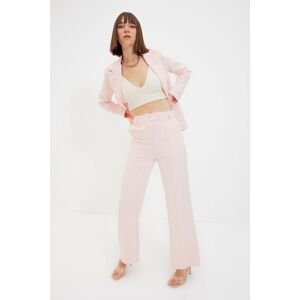 Trendyol Pink Straight Trousers