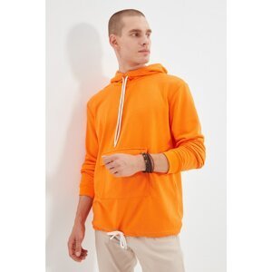 Trendyol Orange Men Regular Fit Sweatshirt
