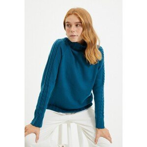 Trendyol Oil Stand Up Collar Knitwear Sweater