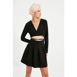 Trendyol Black Cut-Out Detailed Dress