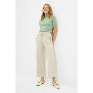 Trendyol Stone Button Detailed Knitwear Trousers