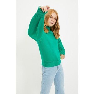 Trendyol Green Turtleneck Knitwear Sweater