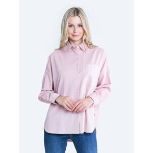 Big Star Woman's Shirt Shirt 141804 Brak Sztruks-600