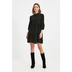 Trendyol Black Petite Polka Dot Dress