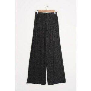 Trendyol Black Yumos Wide Leg Knitted Trousers