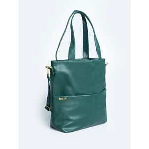 Big Star Woman's Bag Bag 175294 Light green SkÃra ekologiczna-304