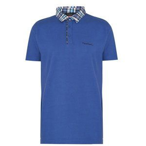 Pierre Cardin Check Collar Polo Shirt Mens