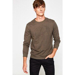 Koton Men's Khaki Sweatshirt