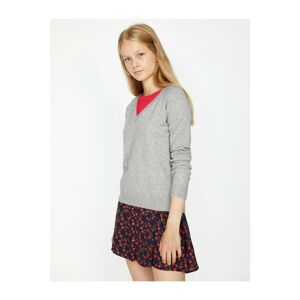 Koton V Neck Knitwear Sweater