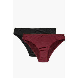 Koton Women's Claret Red 2-pack Panties