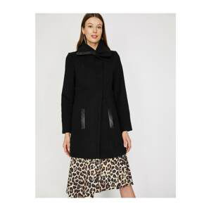 Koton High Collar Coat