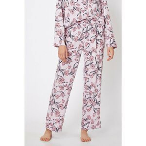 Koton Women's Purple Patterned Pajama Bottoms