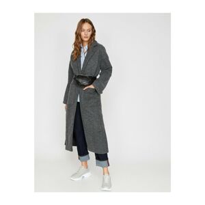 Koton Women's Pocket Detailed Coat