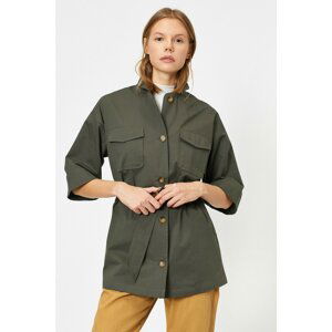 Koton Women's Khaki Coat