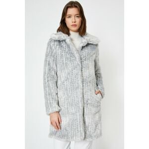 Koton Faux Fur Detailed Coat